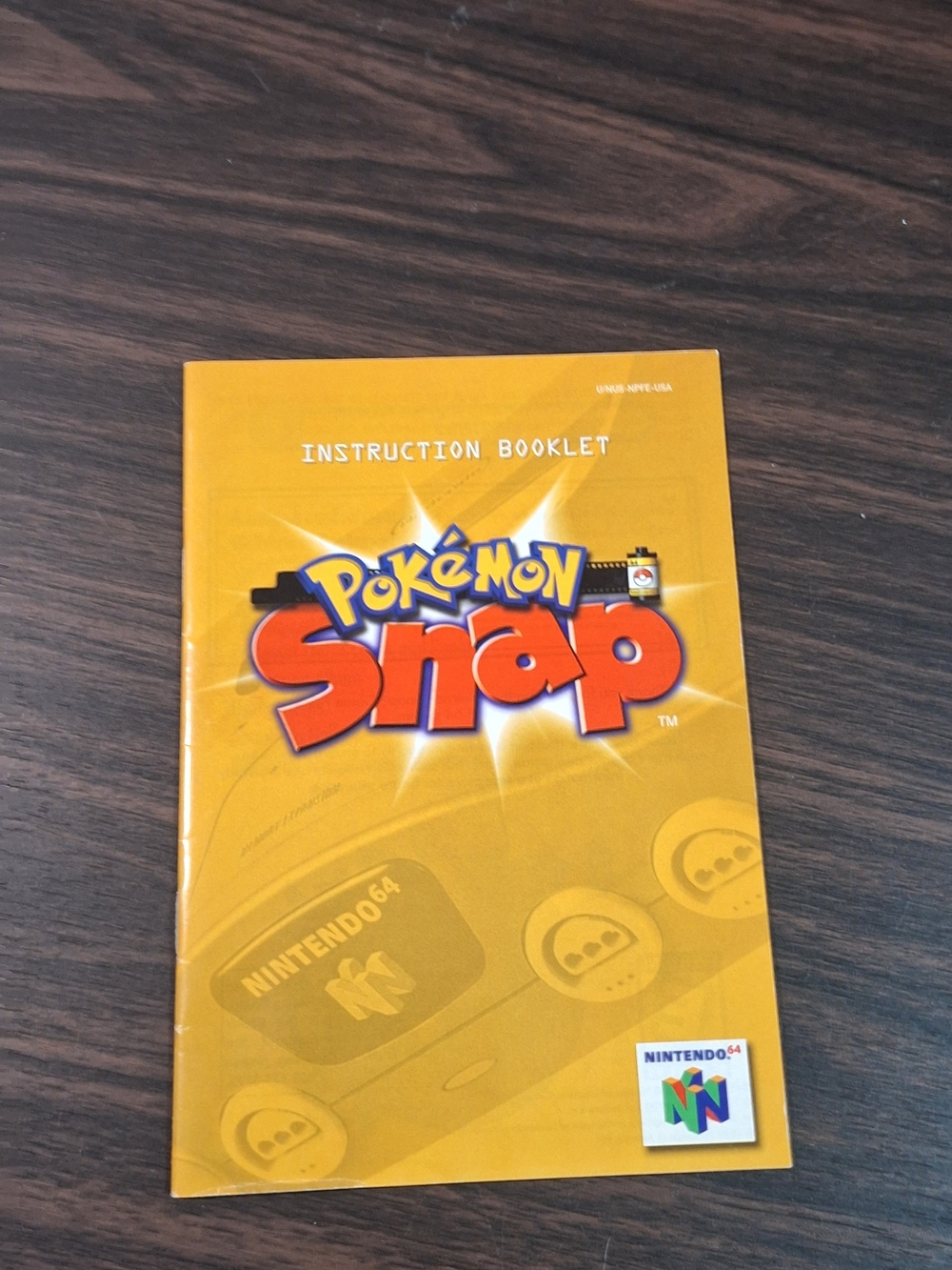 BEST OFFER? Nintendo Pokémon Snap Instruction Booklet